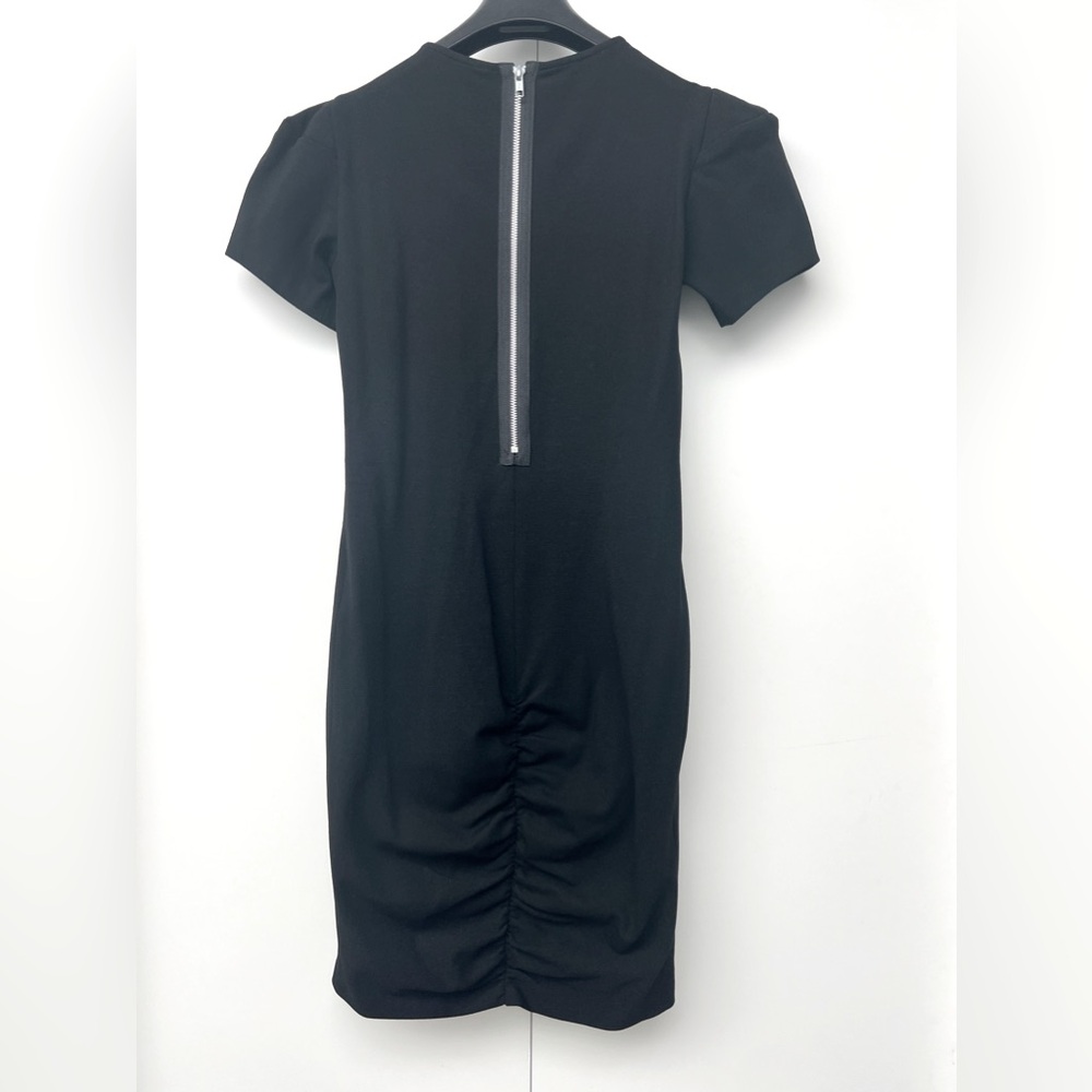PARKER | Designer Black Bodycon Puff Sleeve dress - Picture 6 of 7